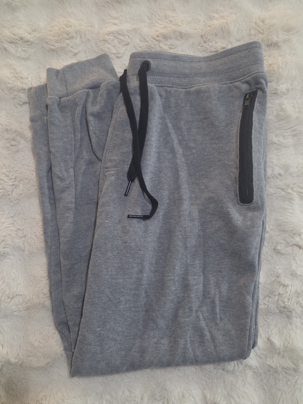 Aeropostale Men's Medium Light Gray Drawstring Joggers